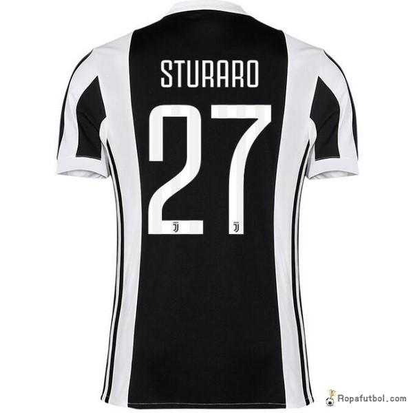 Camiseta Juventus Replica Primera Ropa Sturaro 2017/18 Negro